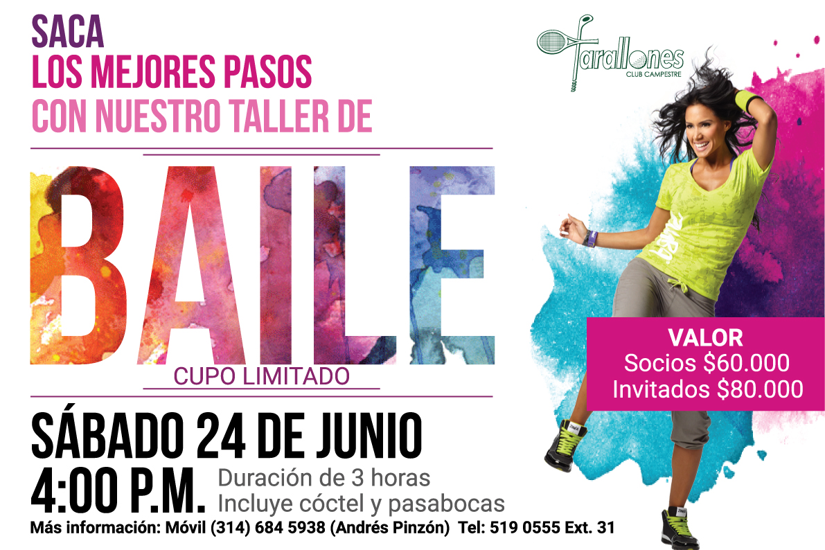 Club Farallones » TALLER DE BAILE INDIVIDUAL